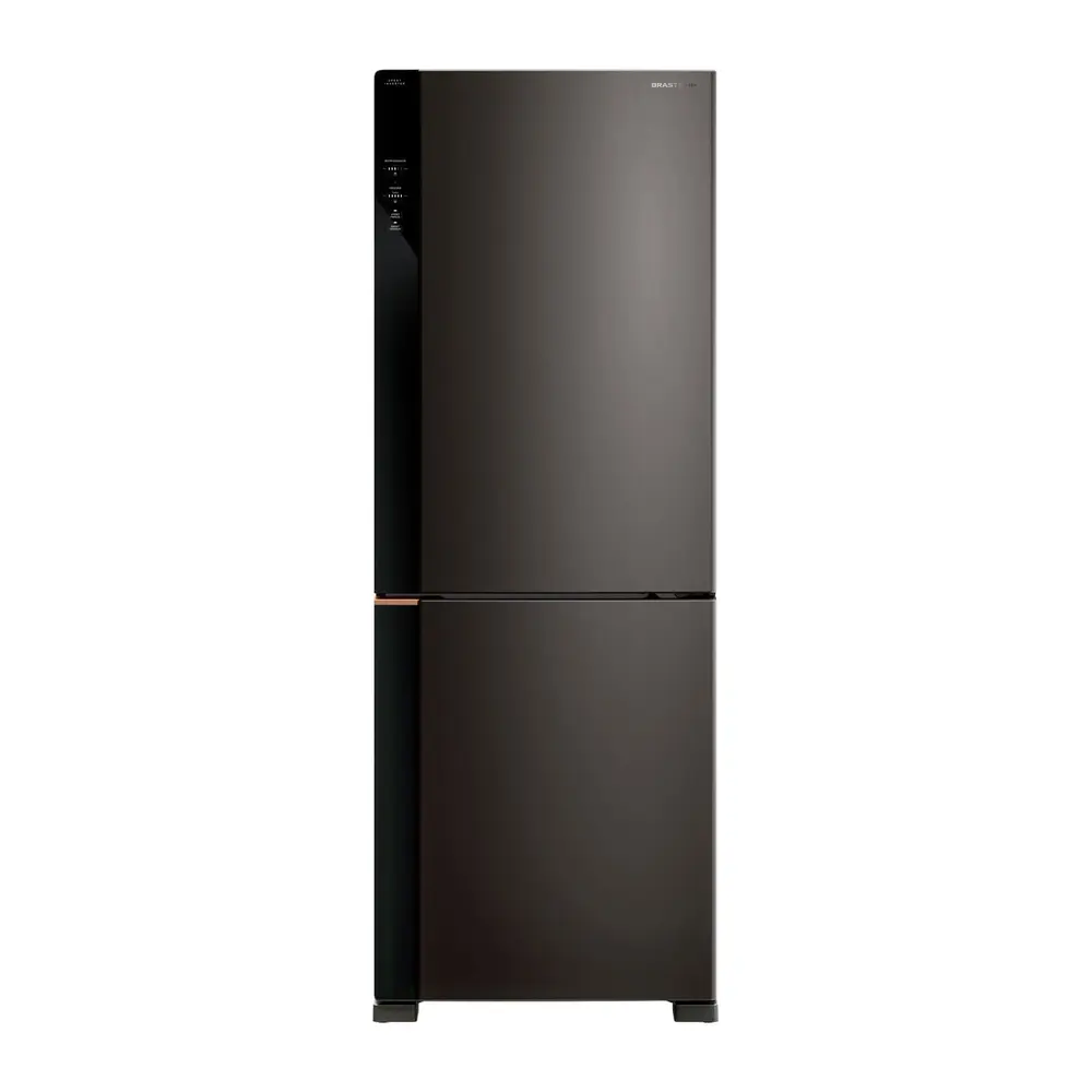 Geladeira Brastemp B= Smart Frost Free Inverse 500L Black Inox — BRE66AE