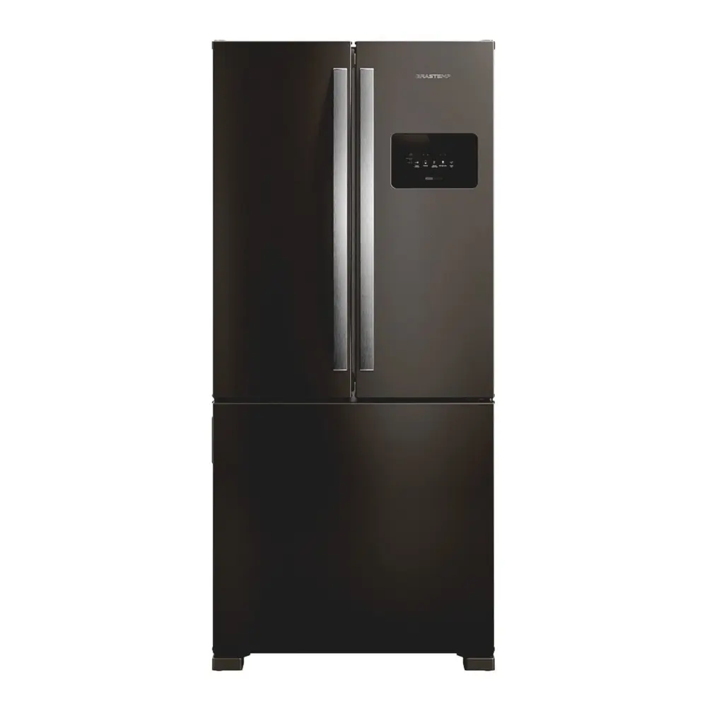 Geladeira Brastemp French Door 3 Portas Black Inox — BRO85ME