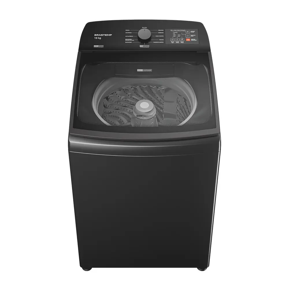 Máquina de Lavar Brastemp 16kg Cinza Platinum com Tira Manchas — BWF16A9