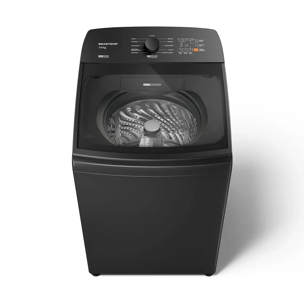 Máquina de Lavar Brastemp 14kg Cinza Platinum com Smart Sensor — BWJ14A9