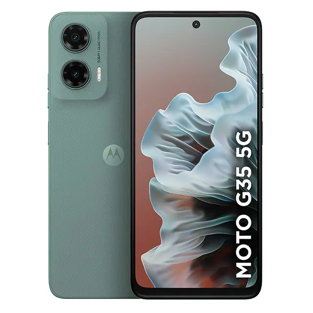 Smartphone Motorola Moto G35 5G 256GB Tela 6,7" FHD+ Câmera 50MP Cinza Vegan Leather