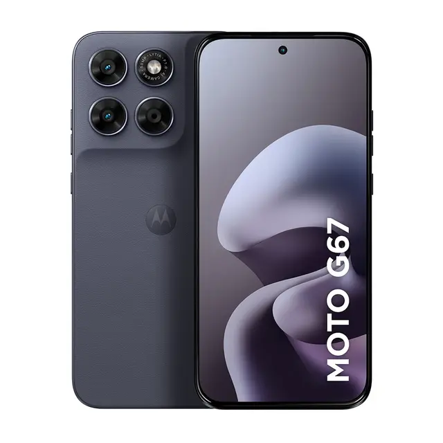 Smartphone Motorola Moto G67 5G 256GB 4GB RAM Câmera 50MP Sony Tela 1.5K AMOLED 120Hz
