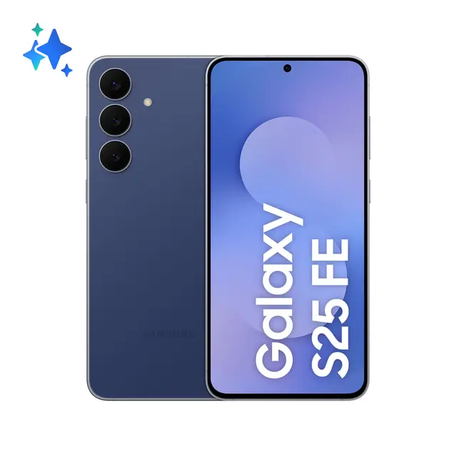 Smartphone Samsung Galaxy S25 FE 5G 256GB 8GB RAM Tela 6,7" AMOLED 120Hz Câmera Tripla 50MP Azul Marinho