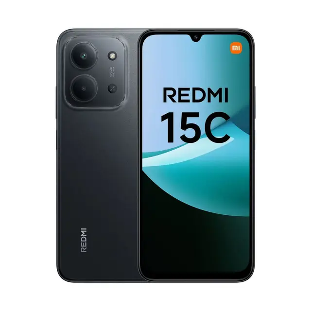 Smartphone Xiaomi Redmi 15c 128gb Preto 4gb Ram Tela 6.71" Câmera 50mp Dual Chip