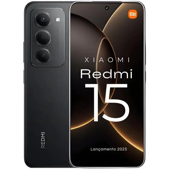 Smartphone Xiaomi Redmi 15 Dual Sim 256gb 8gb Ram - Midnight Black