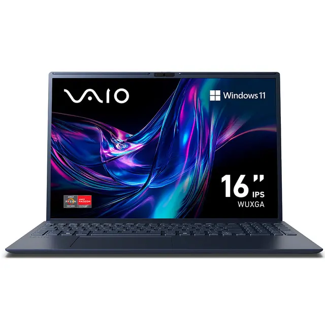 Notebook Vaio FE16 AMD Ryzen 5 5625U 16GB RAM 512GB SSD Tela 16" WUXGA IPS Windows 11 Cinza Grafite