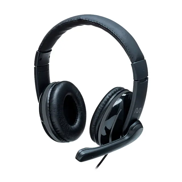 Headset Pro Conexão USB com Microfone e Cancelamento de Ruído Multi PH317 - Preto