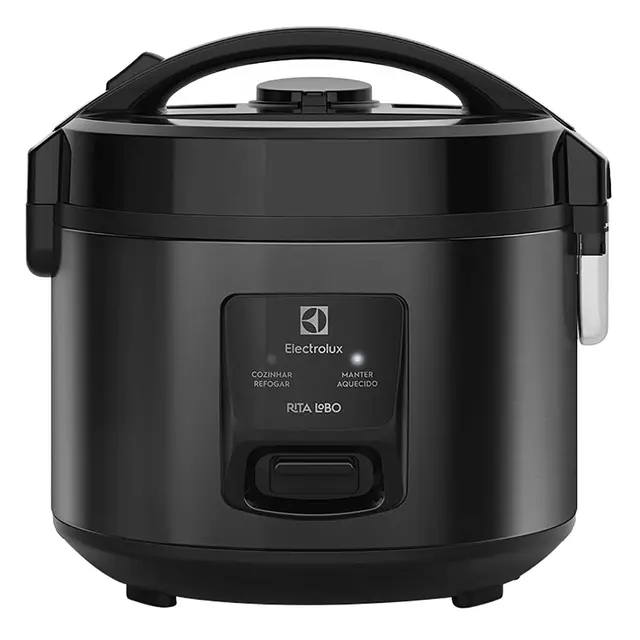 Panela de Arroz Elétrica Electrolux 2L Preta Efficient Visor Glass por Rita Lobo ERC10 220V