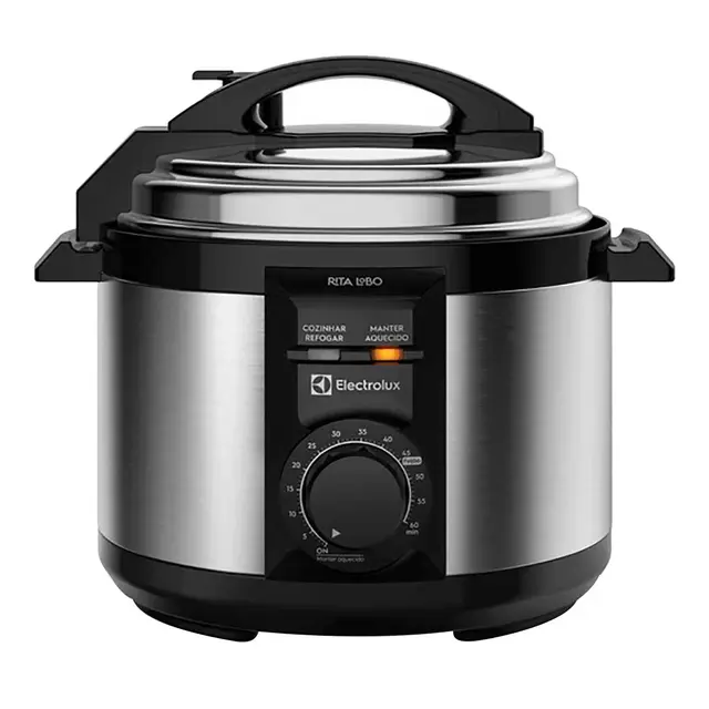 Panela de Pressão Elétrica Electrolux Inox 3L Efficient por Rita Lobo PCE15 127V