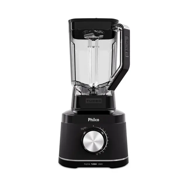 Liquidificador Philco PLQ15A Preto 1500W  12 Velocidades 110V