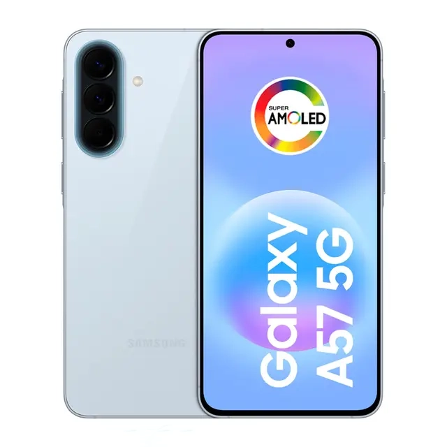 Smartphone Samsung Galaxy A57 5G 256GB 8GB RAM Tela 6,7" Câm Tripla + Selfie 12MP Azul Claro